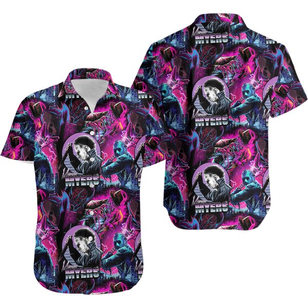 Michael Myers Hawaiian Shirt, Horror Hawaiian Shirt-image