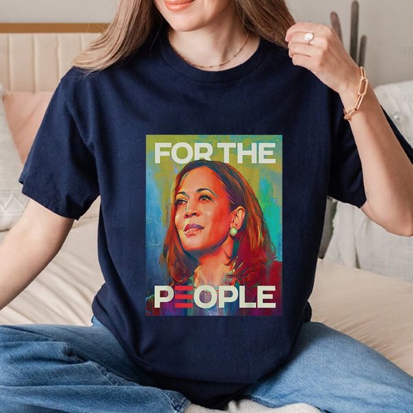 Kamala Harris For The People 2024 Election President T-Shirt-image