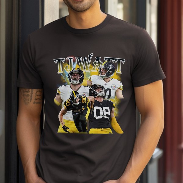 Tj Watt Graphic Shirt, Homage Shirt, Tj Watt Merch, Football Shirt, Unisex T-Shirt-image