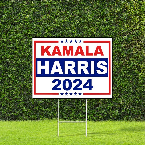 Kamala Harris 2024 Presidential Election, Democratic Party Yard Sign-image
