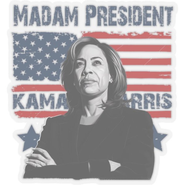Kamala Harris Madam President Sticker-image