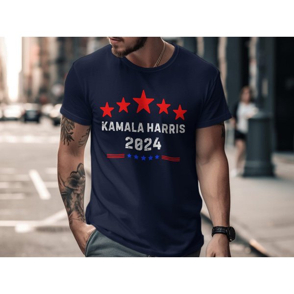Kamala Harris 2024 T-Shirt, Vintage Style Presidential Campaign-image