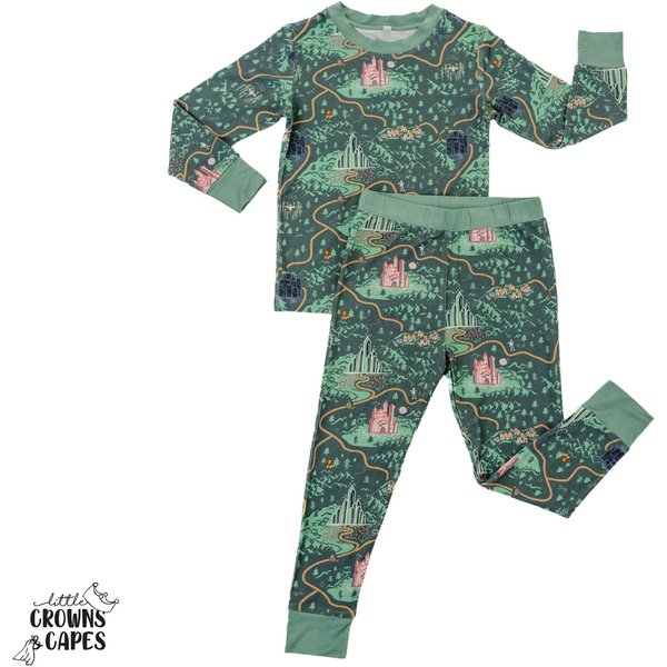 Wizard Of Oz Bamboo Kids Pajamas, Wizard Of Oz Toddler Pajamas-image
