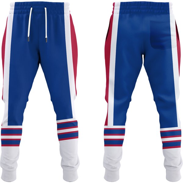 Buffalo Men's Joggers/Team Colors Royal Blue With Red And Ws-image