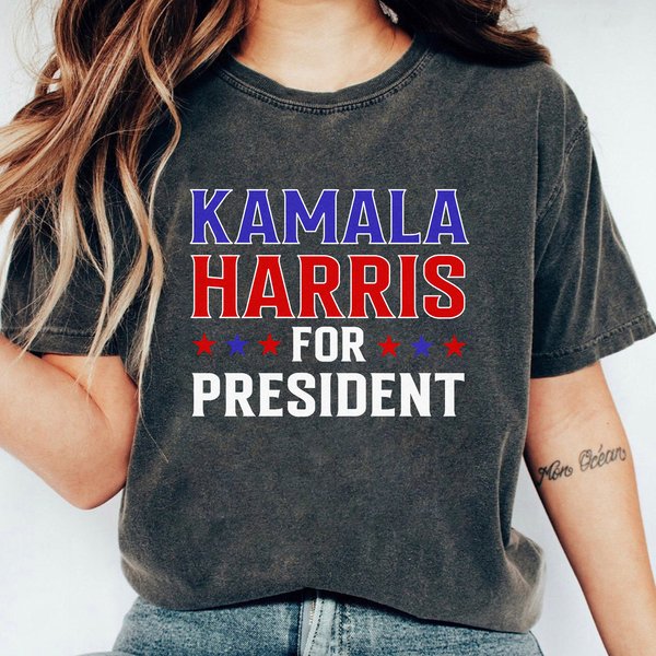 Kamala Harris 2024 Flag Shirt, Harris For President-image