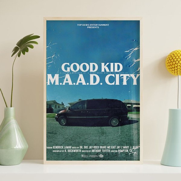 Good Kid Poster, M.A.A.D City Album Music Poster-image