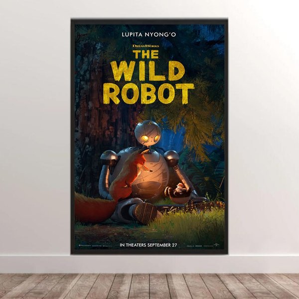 Wild Robot 2024 Movie Poster Classic Film Poster-image