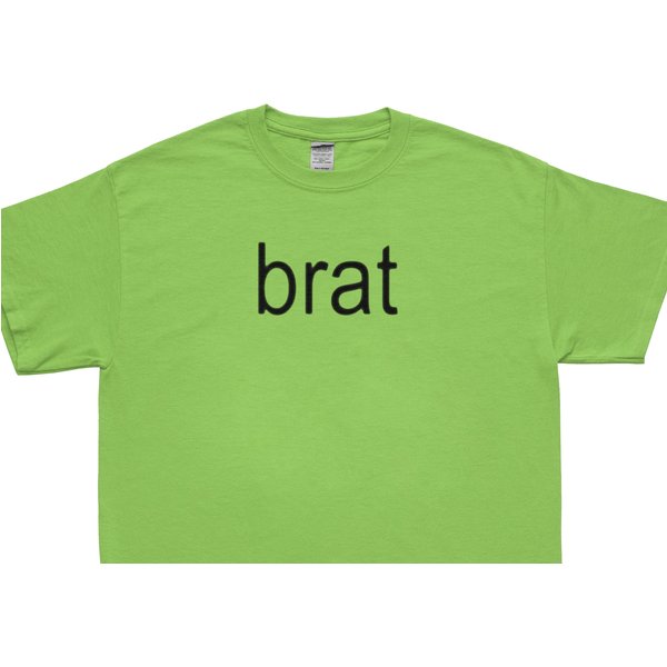 Charli Xcx Brat Album Cover T-Shirt, Blurred Brat, Cult Classic-image