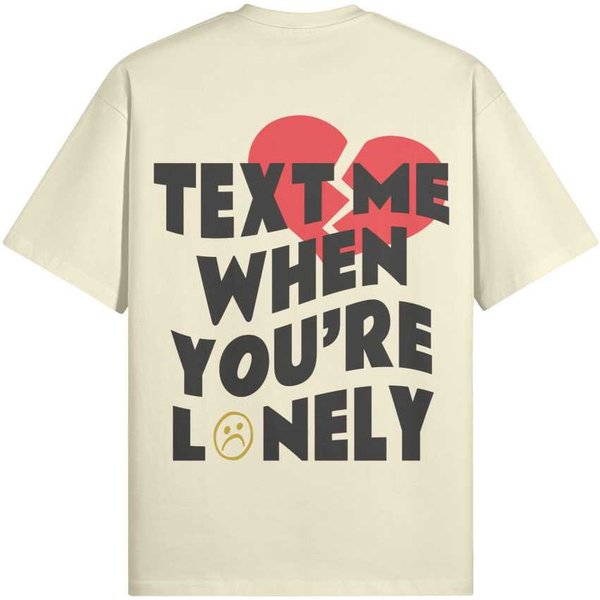 Text Me When You're Lonely Vintage T-Shirt-image