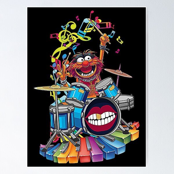 Animal Drummer Poster-image
