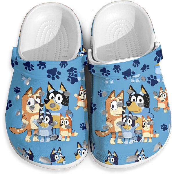 Blueydad Family Clogs For All Ages, Birthday Gift Cartoon-image