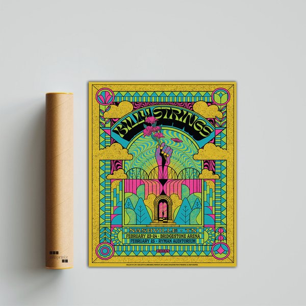 Billy Strings February 23-24 2024 Bridgestone Arena 2024 Poster-image