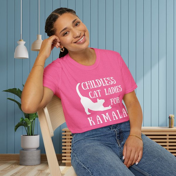 Kamala Harris Shirt Childless Cat Ladies For Kamala | Harris 47-image