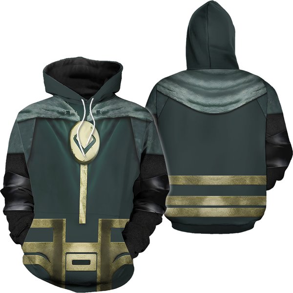 Loki Costume Hoodie| Loki Laufeyson God Of Mischief Costume Shirt-image