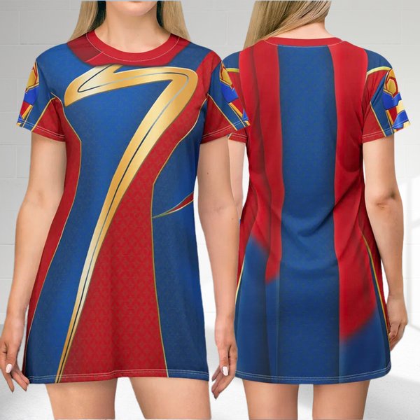 Kamala Khan 3d T-shirt, Superhero All Over Print Shirt And Dress, Kamala Khan Mom