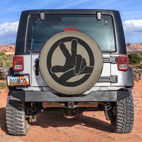 Spare Tire Cover Jeep Wave Steering Wheel Wave Tire Cover-image