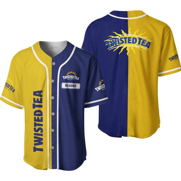 Twisted Tea Jersey Shirt, Personalized Baseball Jersey, Twisted Tea Baseball Shirt-image