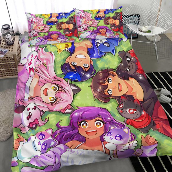 Aphmau, Personalized Bedding Three Piece Set-image