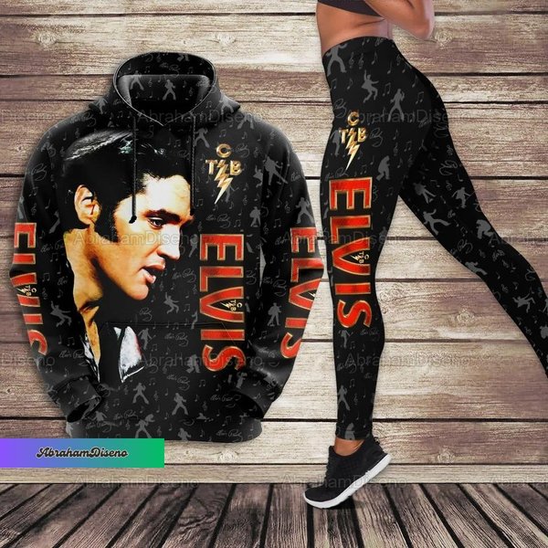 Elvis Presley Unisex Hoodies And Leggings Collection-image
