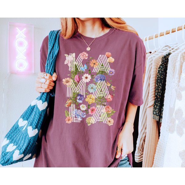Botanical Kamala Shirt, Kamala Harris President 2024 Shirt, Wildflower Shirt, Democrat-image