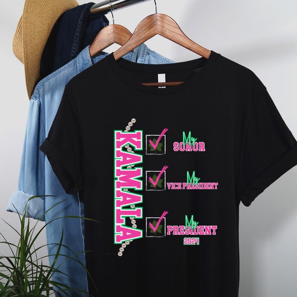 Kamala Harris My Soror, My President 2024 T-Shirt-image