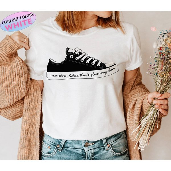Kamala Harris Shirt For Women Feminist Shirt For Teachers Wear Shoes Ladies Tshirt-image