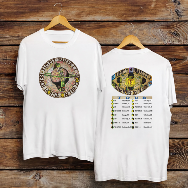 New Jimmy Buffett Beach House On The Moon Concert Tour Shirt-image