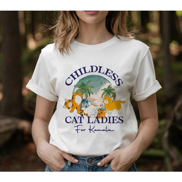 Childless Cat Lady For Kamala | Childless Cat Lady For Harris-image