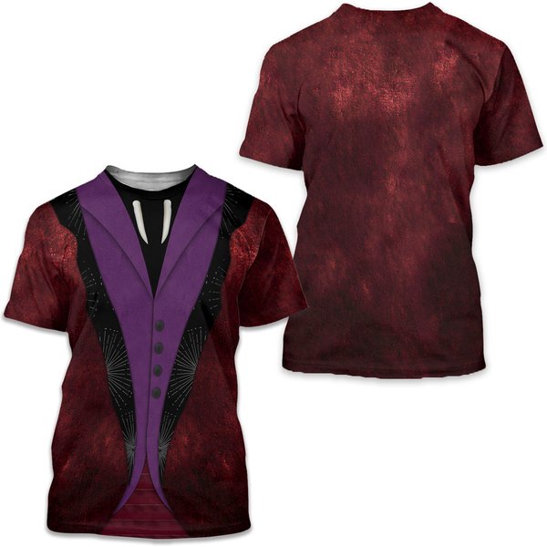 Halloween Dr Facilier Costume T-Shirt, Princess And The Frog Costume 3D T- Shirt-image