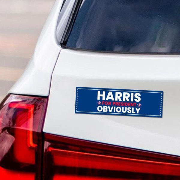 Kamala Harris 2024 Car Magnet, Harris For President 2024 Vehicle Magnet Ca361