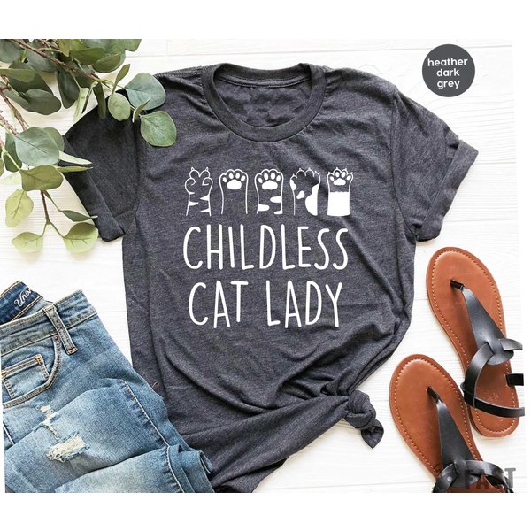 Childless Cat Lady Tshirt 2024 Election Political Shirts, Kamala Shirt, Kamala Harris 2024-image