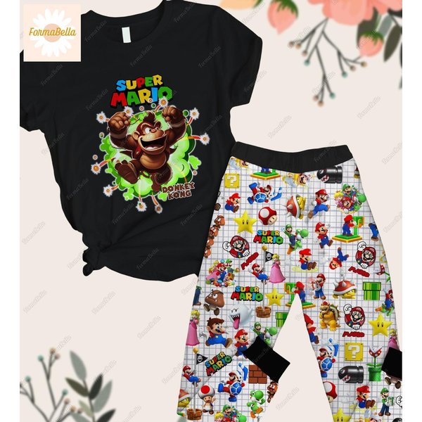 Donkey Kong Halloween Pajama Set From Super Mario-image