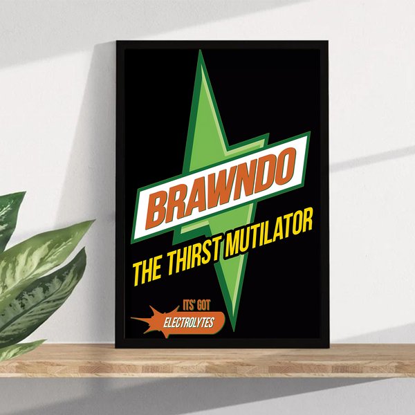 Brawndo The Thirst Mutilator - Idiocracy Inspired Premium Matte Vertical Poster-image
