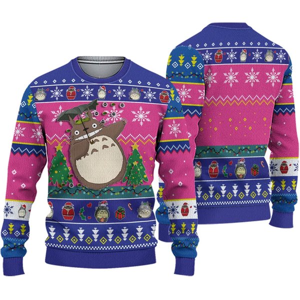 Totoro Ghibli Studio Ugly Christmas Sweater-image