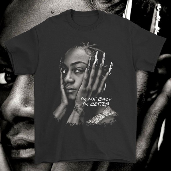 Sha'carri Richardson Big Face T Shirt - I'm Not Back I'm Better-image
