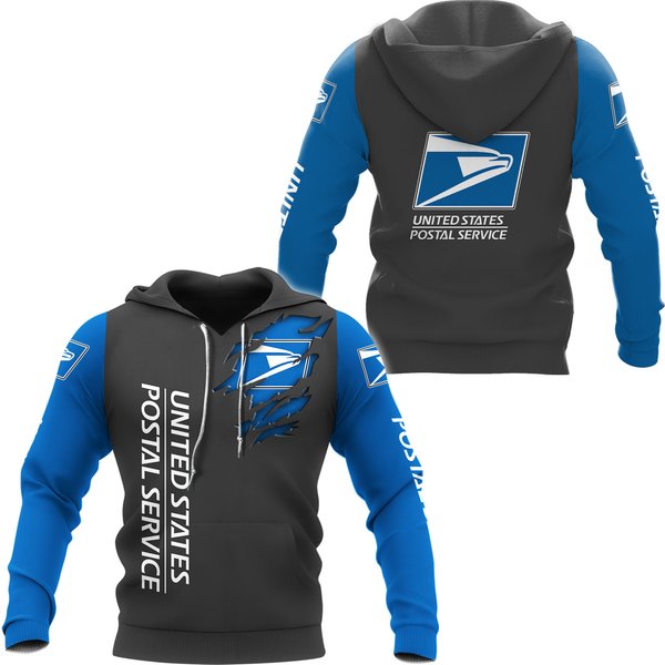 Us Proud Postal Worker 3d All Over Printed Hoodie