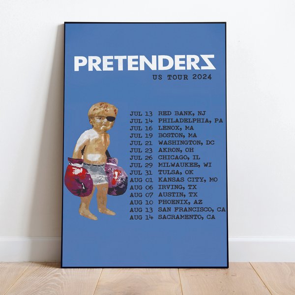 The Pretenders 2024 Tour Poster-image