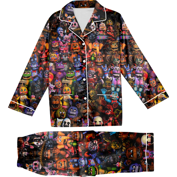 Christmas 5Naf Pajamas Set, Five Nights At Freddy Women Pyjamas, Night Pajamas-image