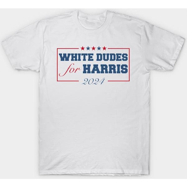 White-Dudes-For-Harris - White Dudes For Harris - T-Shirt-image
