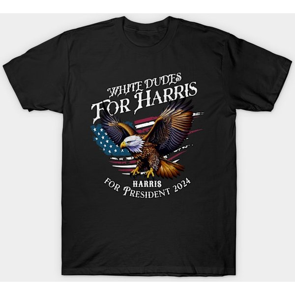 White-Dudes-For-Harris - White Dudes For Harris - T-Shirt-image