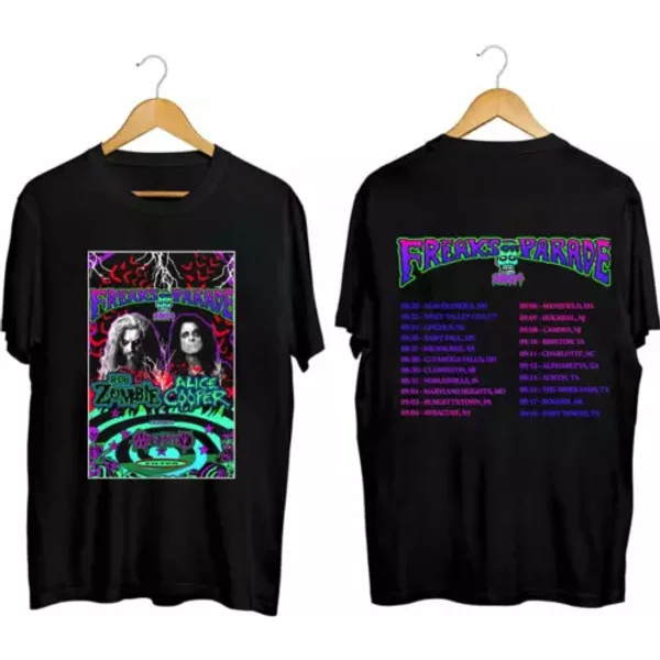 Rob Zombie Alice Cooper 2024 Tour Shirt-image