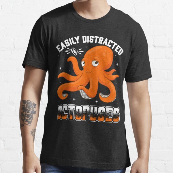 Easily Distracted By Octopuses - Funny Gifts For Octopuses Lovers By Fanityprints-image