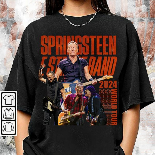 Blvckstyle Bruce Music Concert Springsteen Shirt, The E Street Bruce World Tour 2024-image