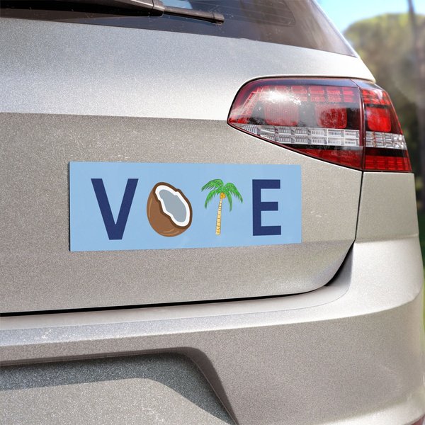 Coconut Tree Car Magnets, Kamala Harris Car Magnets-image