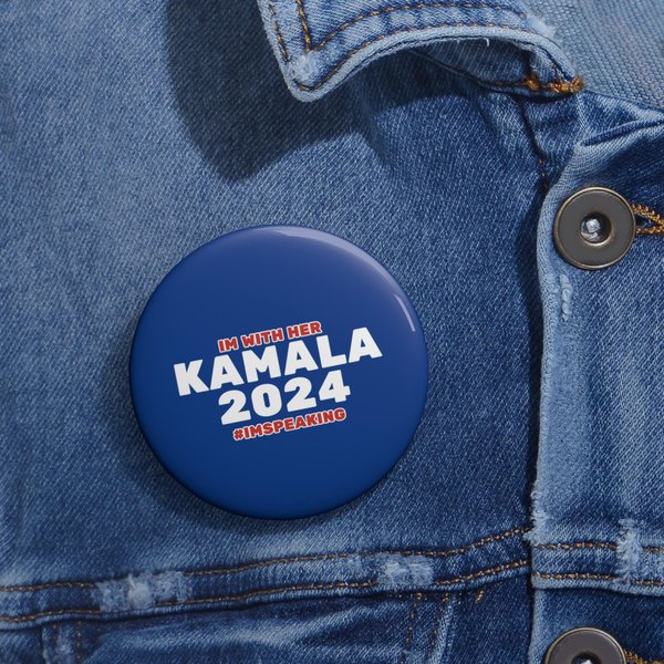 Kamala Harris 2024 Democratic Button Pins-image