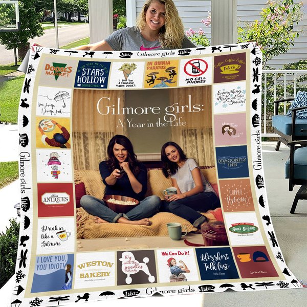 A Year In A Life Gilmore Girls Fleece Blanket-image