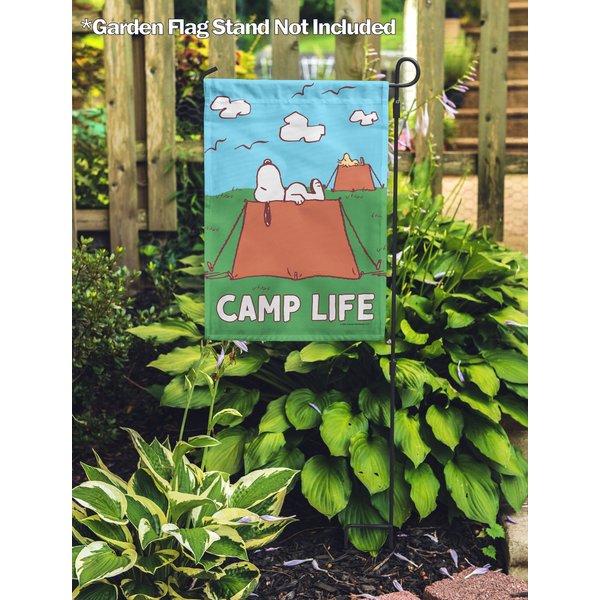 Camp Life Snoopy Garden Flags, Gifts For Snoopy Lovers