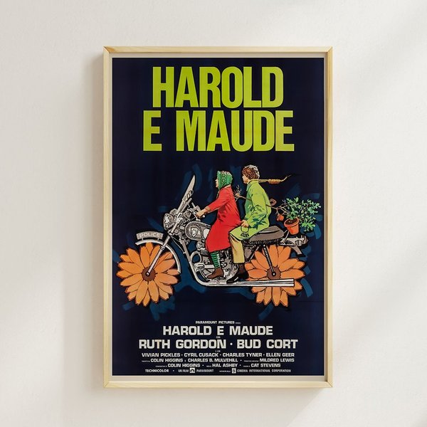 Harold And Maude Classic Movie Poster, Quality Canvas Print, Custom Poster Print, Movie Wall Art-image