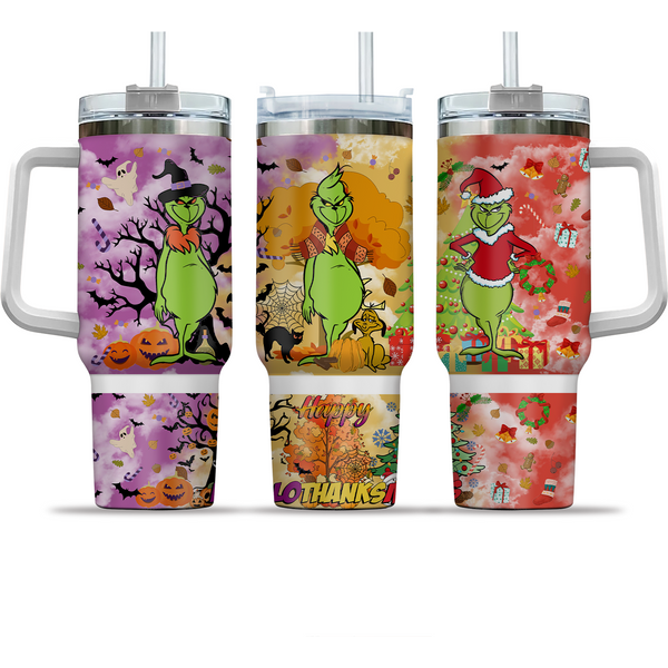 Happy Hallothanksmas 40Oz Tumbler-image