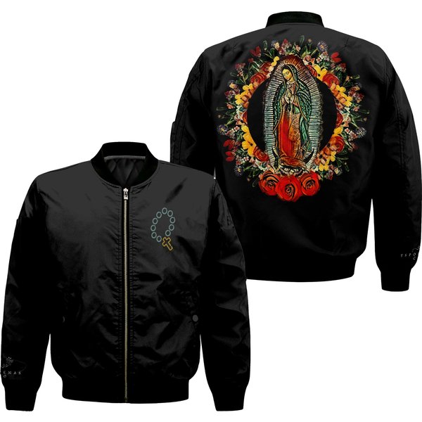 La Virgen De Guadalupe Women's Bomber Jacket-image